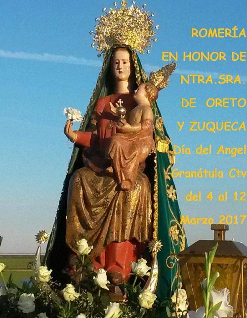 Granátula de Calatrava celebra este fin de semana la Romería de la Virgen de Oreto y Zuqueca