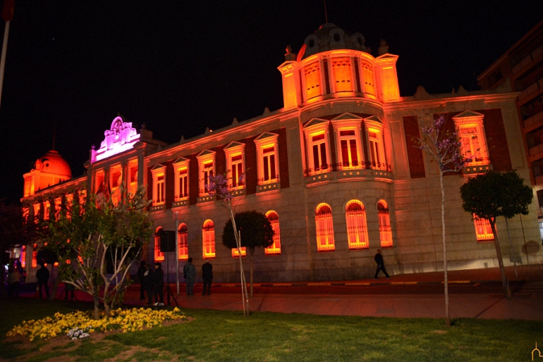 La Diputación Provincial de Ciudad Real inaugura nueva imagen de luz y color