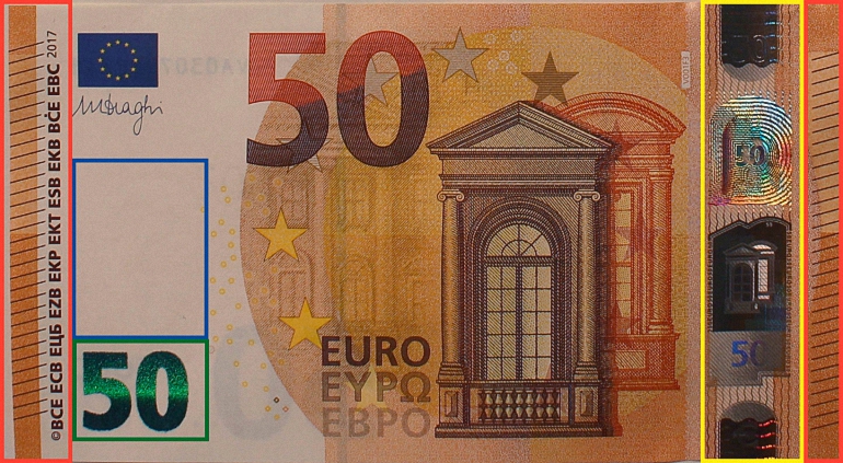 billete nuevo 50 euros cara a