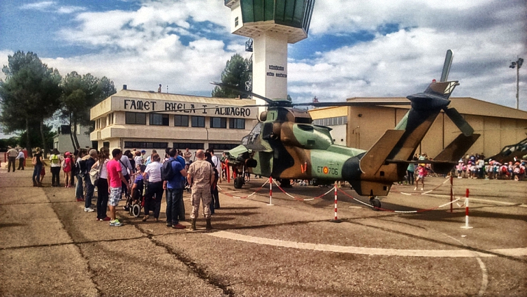 Almagro Día de puertas abiertas en la Base de Helicópteros Coronel Sánchez Bilbao
