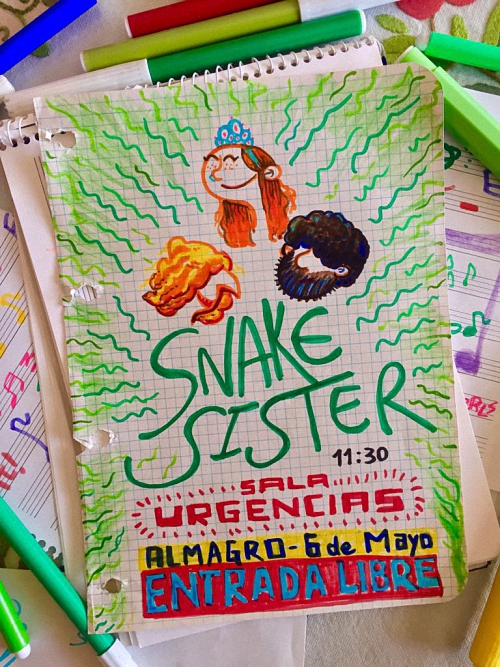 Almagro Snake Sister se suben hoy al mítico escenario de la Sala Multiusos URGENCIAS