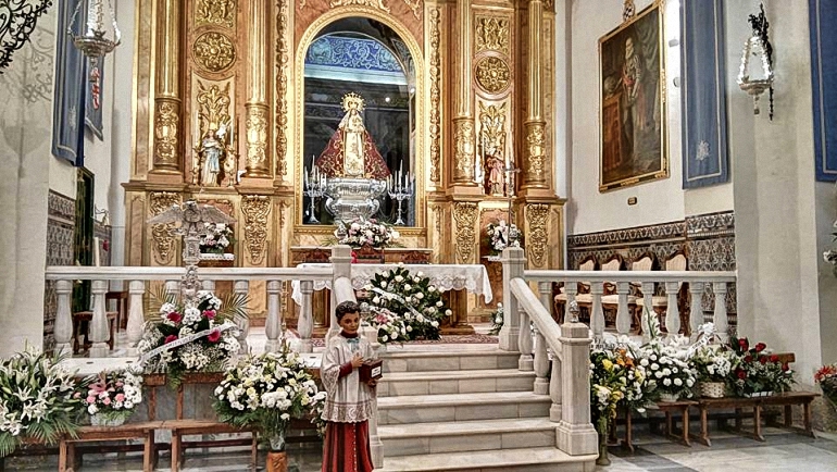 Almagro rindió culto a su patrona la Virgen de las Nieves