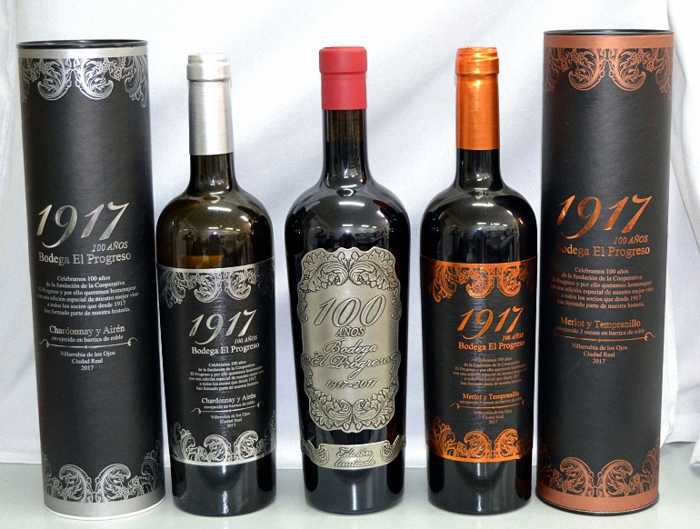 El Progreso presenta en FENAVIN los 3 vinos conmemorativos de su centenario
