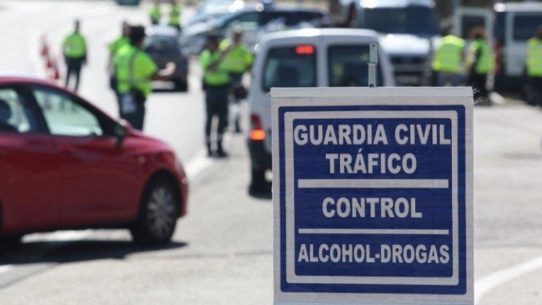 La Guardia Civil intensificará este fin de semana los controles de drogas y alcohol en todas las carreteras