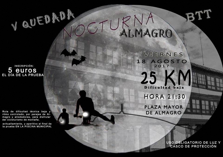 Almagro La Peña Ciclista Lolo Sanroma organiza la V Quedada Nocturna de BBT