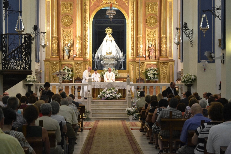 Almagro celebró la festividad en honor a su patrona la Virgen de las Nieves