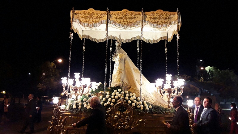 La Virgen de las Nieves vuelve a Almagro para la época invernal