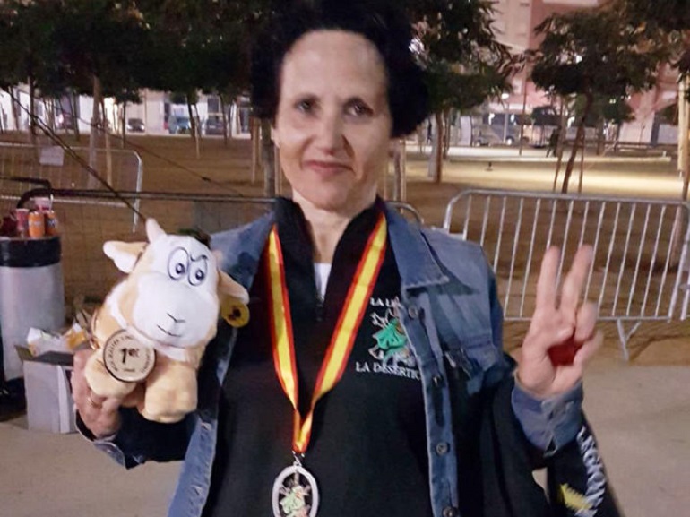 Almagro Nieves Romero vencedora en la categoría Master A Femenino en La Desértica de Almería