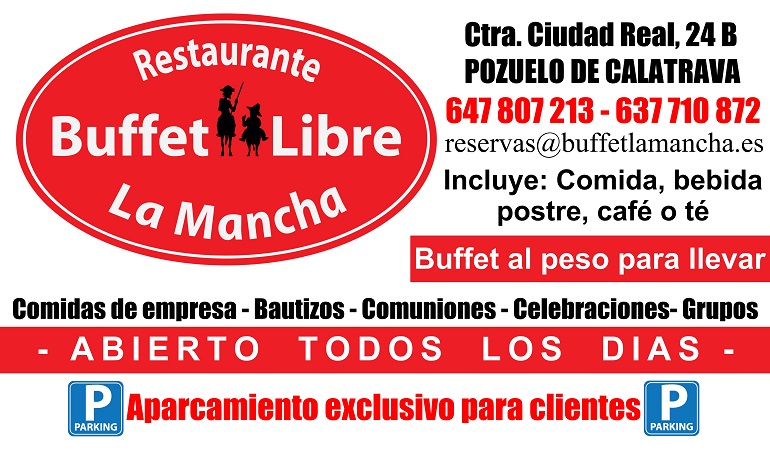 Buffet La Mancha - Ctra. Ciudad Real, 24 - 647807213 - 637710872 - POZUELO DE CALATRAVA