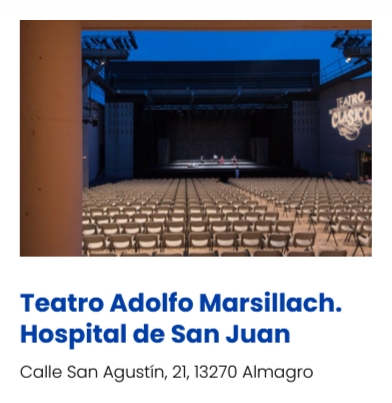 Teatro Adolfo Marsillach. Hospital de San Juan
